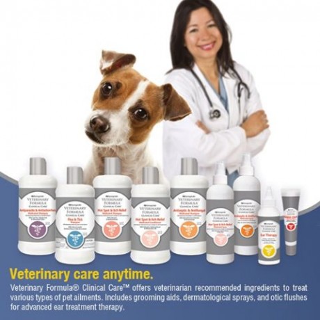 Veterinary Formula антипаразитный и антисеборейный шампунь для собак и кошек